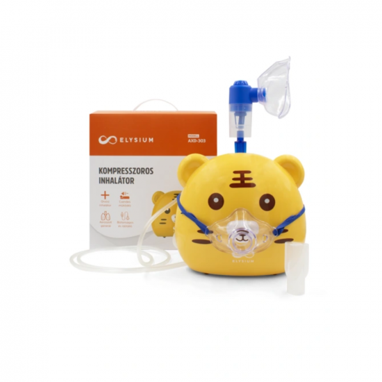 INHALÁTOR KOMPRESSZOROS TIGRIS FORMÁJÚ, ELYSIUM- 1X INHALÁTOR KOMPRESSZOROS TIGRIS FORMÁJÚ, ELYSIUM- 1X